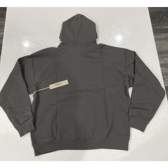 Essentials Fear Of God Hoodie Off Black Sz Medium NWT FAST SHIPPING - Picture 7 of 7